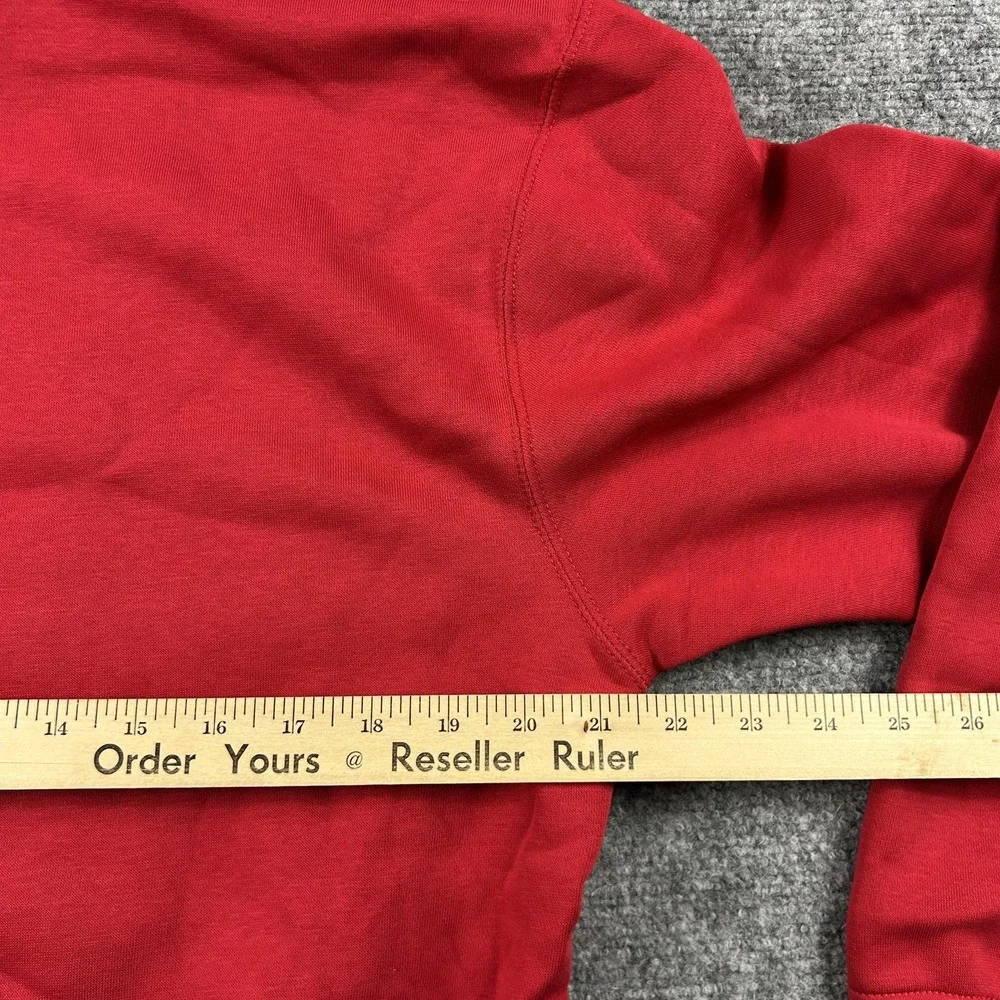 Jordan Hoodie Mens Small Red Christmas Air Jordan 1‎ Graphic Pullover Sweatshirt